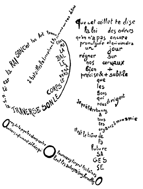 A few highlights from the history of visual poetry:Stéphane Mallarmé, a spread from Un Coup de Dés J