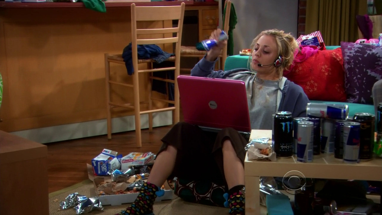 Favourite Kaley Cuoco scenario: she is has just been playing that online game for