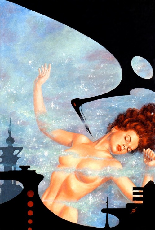 mudwerks:  (via Saved From The Paper Drive: Some SF covers)  The Magazine of Fantasy and Science Fiction, November 1956, by Frank Kelly Freas 