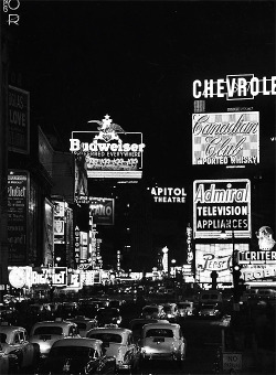 :  New York. Photographed by Andreas Feininger. (1954)  