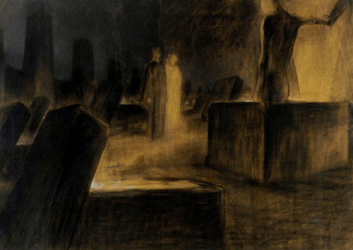 Inferno’s, Canto X: Farinata e Cavalcante. Italian and english.William Blake, 1824-27.Guglielmo Gira