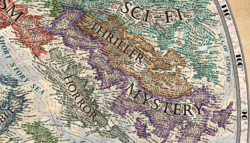 everything4writers:  A 17-Year-Old Artist Created This Incredible Map Of LiteratureVia Buzzfeed