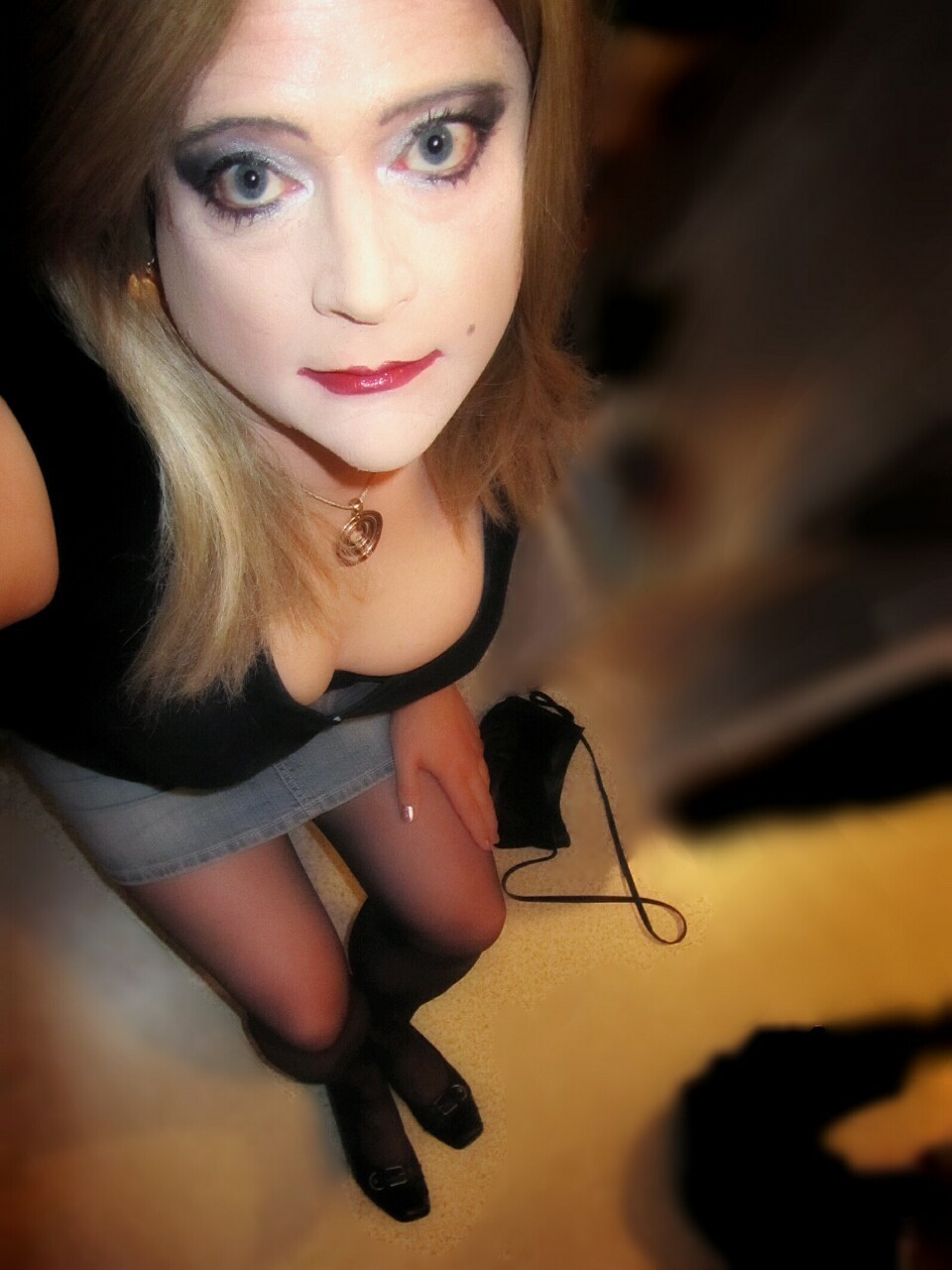 mariebellebelle:  #me #cd #crossdressing #transgender #tgirl #mtf #girlslikeus #legs
