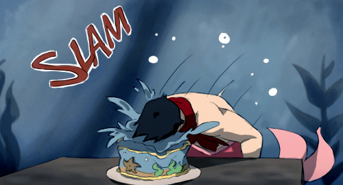 sherbeeee:  happy birthday mermako you’ll get the hang of those dinglehoppers eventually