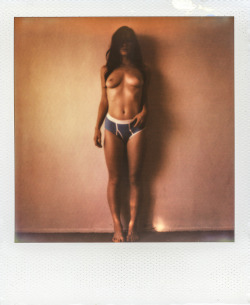 photographersnudes:derekwoodsphotography:Brookeva. LA. 2014. Polaroid 2003.(Styled by: Julie, HMU by: Lindsay McAllister)Derek Woods / Website / Instagram / Etsy  Derek Woods