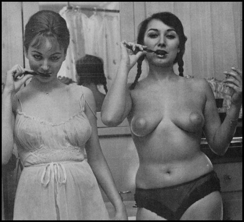 mysterygirlvintage:  Margo & Doris Gohlke • Photo by Surday Adam vol. 3 no. 10; 1959 