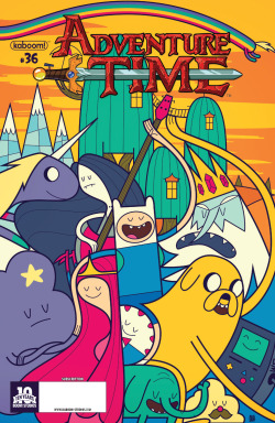 adventuretime:  Adventure Time #36Released today, Adventure Time #36 from BOOM! Studios features the brand new creative team of Chris Hastings, writer, and Zack Sterling, drawer. While that sounds pretty great, the downside is it might be more fun than