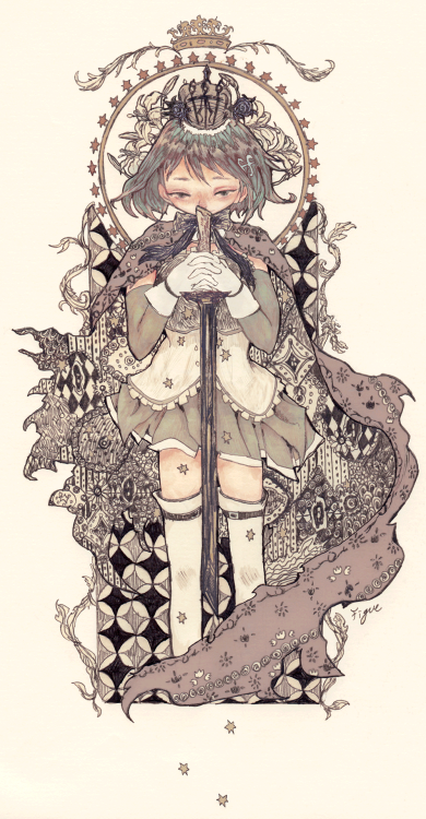 figufigu:  Knight of justice Oktavia von Seckendorffฅʕᇂωᇂffʔฅ✧正義の騎士✧ | Figue #pixiv http://www.pixiv.net/member_illust.php?illust_id=48783991&mode=medium