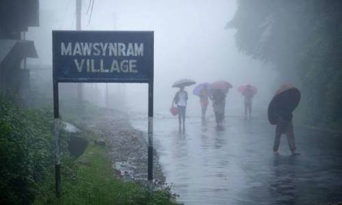 The wettest place on earthNestled atop the Khasi Hills in the Northeastern corner of India is the vi