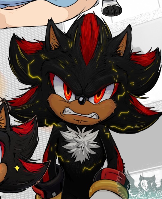 SONIC 3 HYPE — Shadow (old sketch I drew a year ago and I just