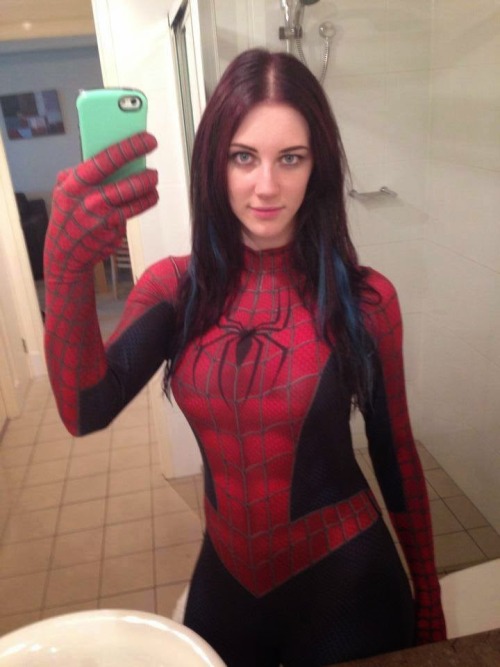 Sex  Spider-Girl Selfie  pictures