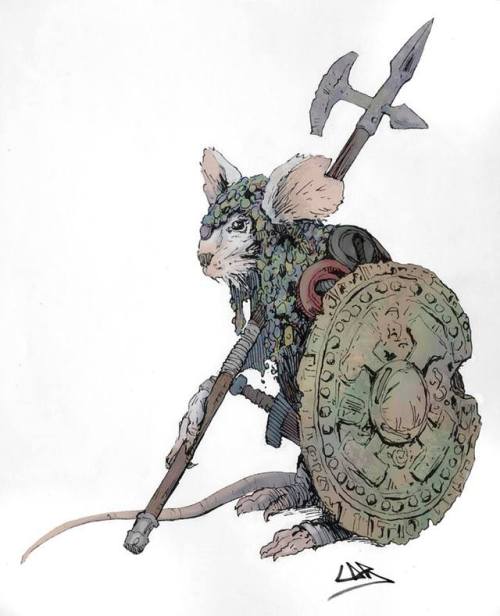 thecollectibles: Mouse Warrior - Character Design Challenge by selected artists: Koni - Amandine GIR