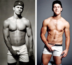 celebswholookalike:       Marky Mark » Nick Jonas