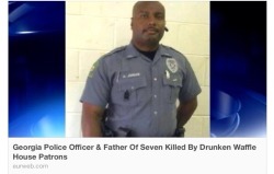 roqweiler1911:  mynameisentirelyigbo:  rainbowbuttconfetti:  So why isn’t this all over the news? Had a group of Blacks murdered a white cop… So wait… tf happened that all 3 of these drunk assholes killed a cop well, apparently, the white woman