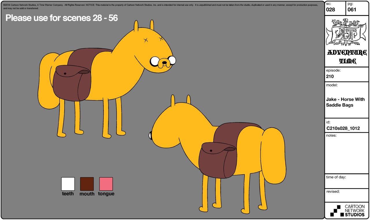 selected character model sheets (1 of 2) from Angel Facecharacter &amp; prop