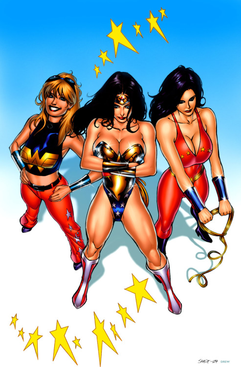 patientcomicaddict: WONDER WOMEN by Shade