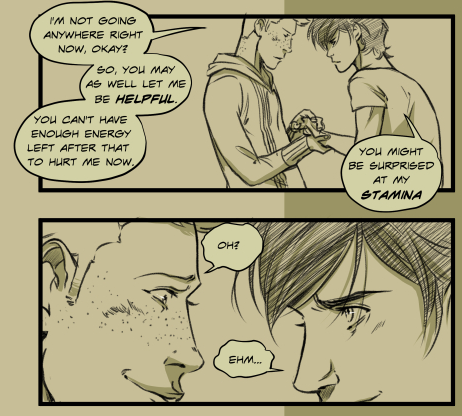 breakscomic:Breaks has updated with page #140!Looks like the boys finally have calmed down enough to