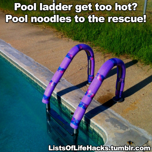 russalex: listsoflifehacks:  Pool Noodle Life Hacks  This post brought to you by