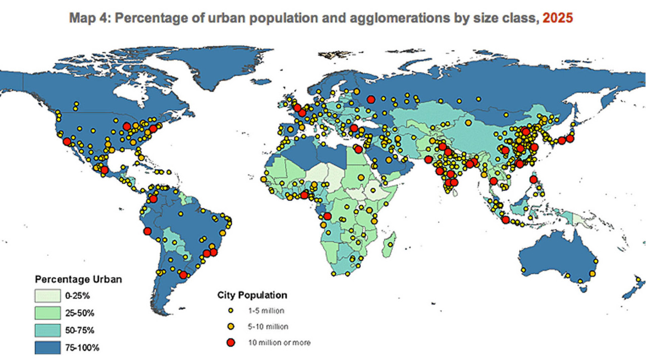 geographical essay on urbanization in the world