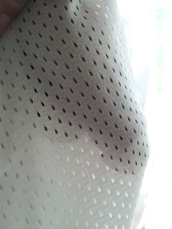 tnt22nva:  My white mesh shorts .. again !! 