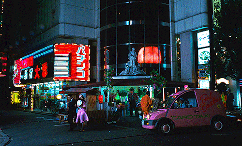 sci-fi-gifs: “Remember the first time we came to Tokyo? It was the summer of ‘94. Our first summer.” Until the End of the World (1991) dir. Wim Wenders –  cinematography by Robby Müller 