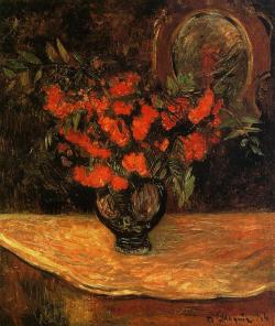 artist-gauguin:  Bouquet, Paul GauguinMedium: oil,canvashttps://www.wikiart.org/en/paul-gauguin/bouquet-1884