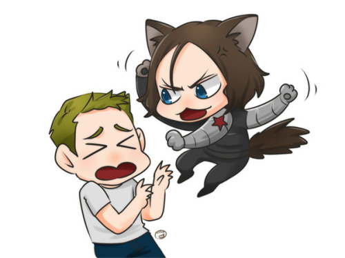 moukin-tarou:  Bucky Cat! (ФωФ)