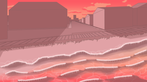 Old Art Dump Day 14: The Beach At Crystal Cove
