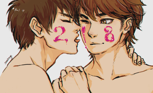 HAPPY (belated) MISAWA DAY! \O/ apparently i thought this grossness was appropriate pairing day mate