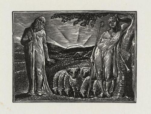 Thenot and Colinet, William Blake, 1821, TatePresented by British Museum Publications Ltd 1977Size: 