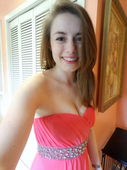 justcutepicsofme:  Dug my old Prom dress out of the closet today :)