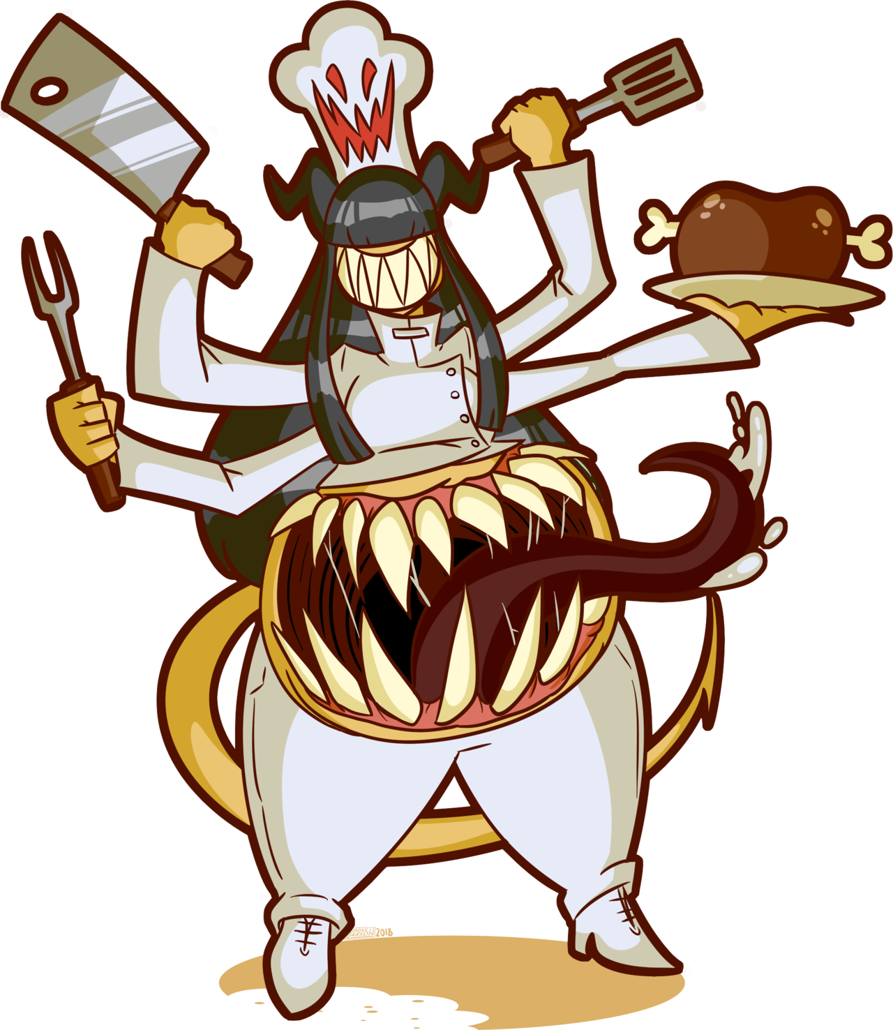 This was commissioned by someone on deviantART known as DaemonKing, and they wanted