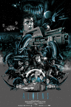 kogaionon:  This Time It’s War (silver variant) by Vance Kelly / Blog / Twitter / Instagram / Store24&quot; x 36&quot; screen print with metallic inks, edition of 300. Available here. Part of the Quattro With A Shotgun art show at Hero Complex Gallery.