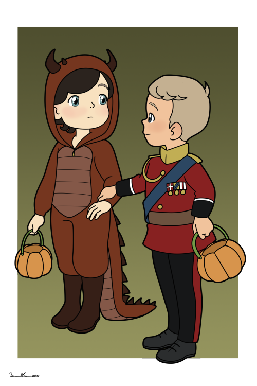 jessicamarianaart: Happy Halloween - Trick or treat Sherlock’s afraid his costume won’t 