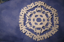 sherlylikeswaffles:  This snowflake made