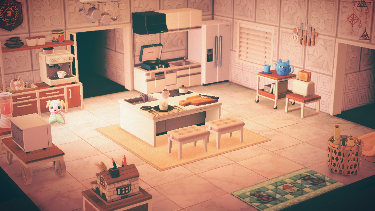 Animal Crossing New Horizons — Modern cluttered kitchen