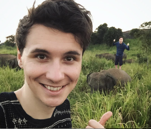I herd if you zoom close enough into Dan’s safari photo, AmazingPhil randomly shows up in the 