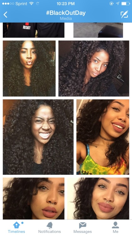 blackgirlsbeauty:All this beauty !!!!!!! Yesss this is what this blog is all about love it #blackoutday