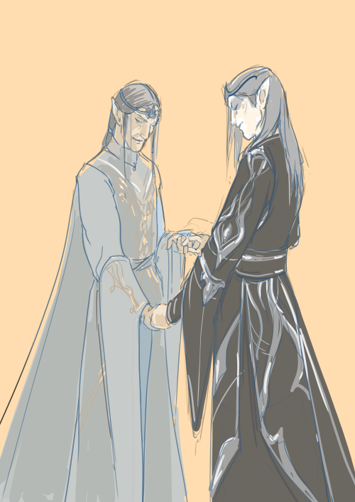 Wedding. Doodle. Vanus commenting on Mannimarco’s choice of colors…