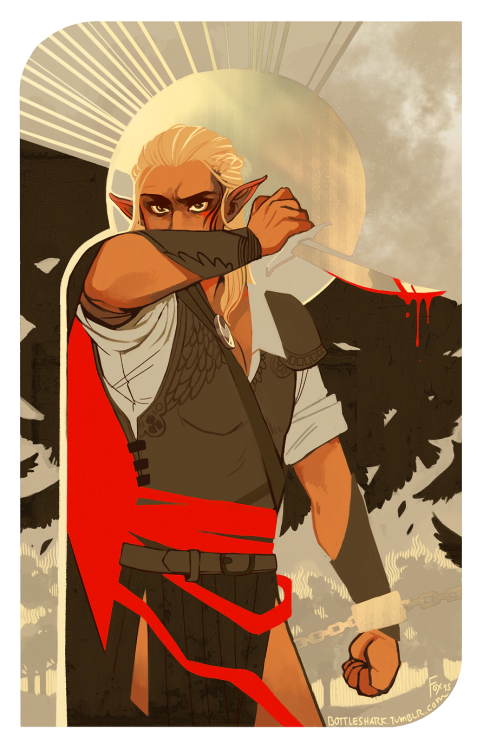 bottleshark:Zevran | The SunThis… was not a commission, I just made this for myself.