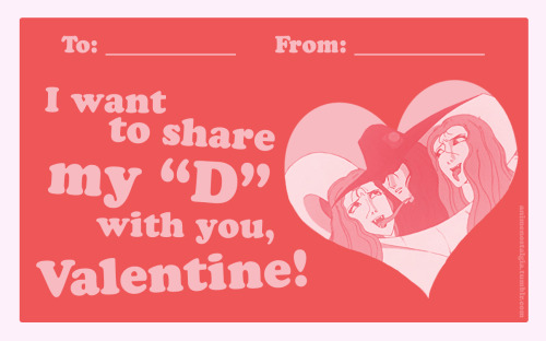 animenostalgia: Happy Valentine’s Day, everyone! I made some older anime-themed valentine card