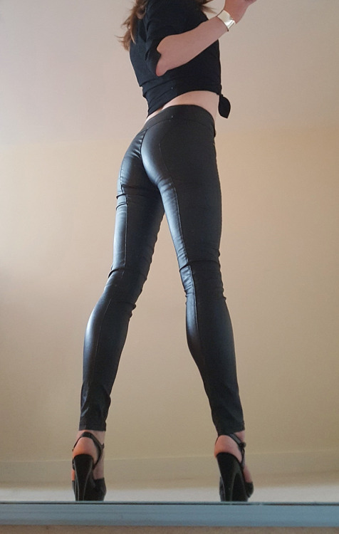 mainlyusedforwalking:  Rolling around the house in leather trousers.