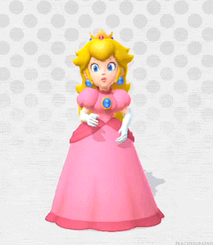 atomictiki:peachydurazno:Mario Party 10Photo Booth ~> Princess Peach  chombiechom  cutie peach~ <3
