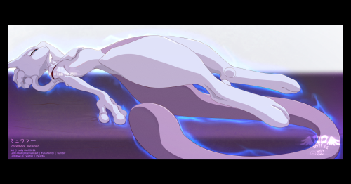 Mewtwo : Ethereal I&rsquo;ve realized I tend to do these kinds of &ldquo;lost in thought&rdquo; illu