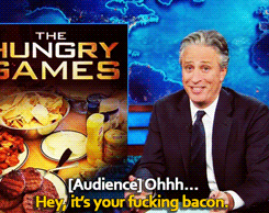 fuckyeah-nerdery:  jordanrock:  goatbagxvx:  He just. He went there.  BOOM  Bacon