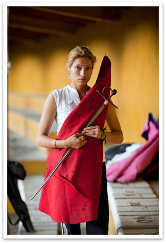 Female bullfighters: “A Fierce Beauty” by photographer Gina Levay1. Torera Lupita Lopez, Mexico, 201