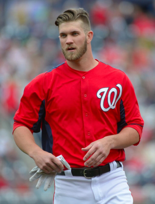 mancrushblog:  Today’s #ManCrush - Baseball player Bryce Harper. More photos: http://mancrush.me/2buxLDd   J - Bryce Harper will always be on my list