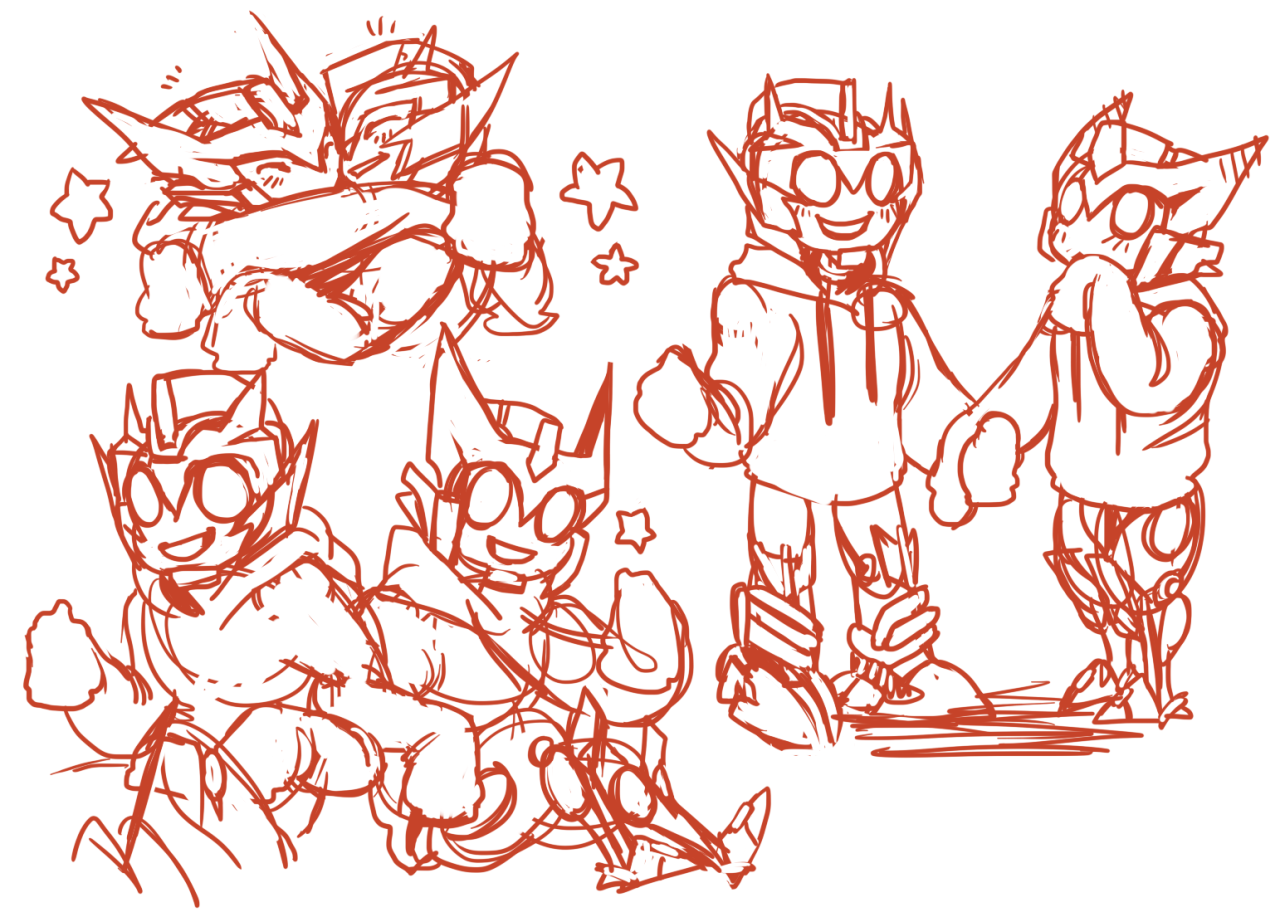 rocketjumpwaltz:  doodling/tryna come up w/ ideas for putting these idiots on a tshirt