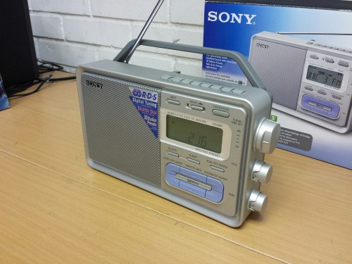 Sony ICF-M60LRDS FM/MW/LW 3-Band RDS Radio, 2002