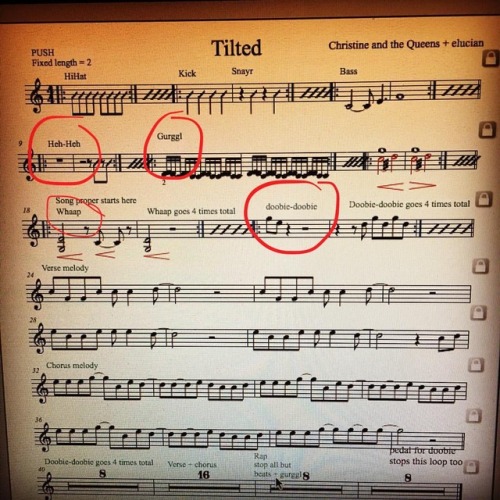 I do believe these are the correct terms to notate this properly. @christineandthequeens #violin #looping (at Malmö, Sweden)